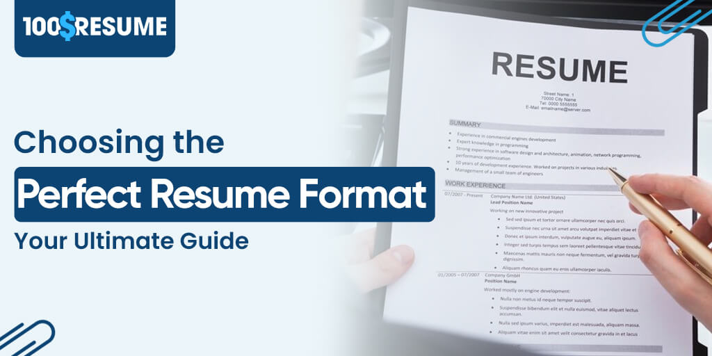 Dive into Resume Formats: Classic to hybrid, the choice is yours. Chronological highlights work history.